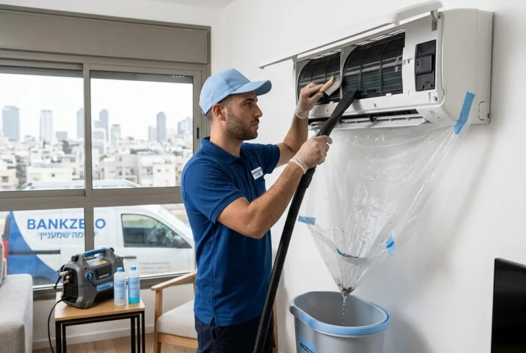 ניקוי מזגנים בגוש דן — כמה זה עולה ומה כולל טיפול מלא. ניקוי מזגנים בתל אביב